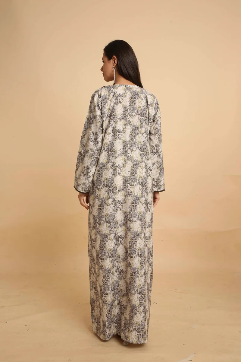 HANA & SARA Classic Modest Arabic Jalabiya with Timeless Elegant Look